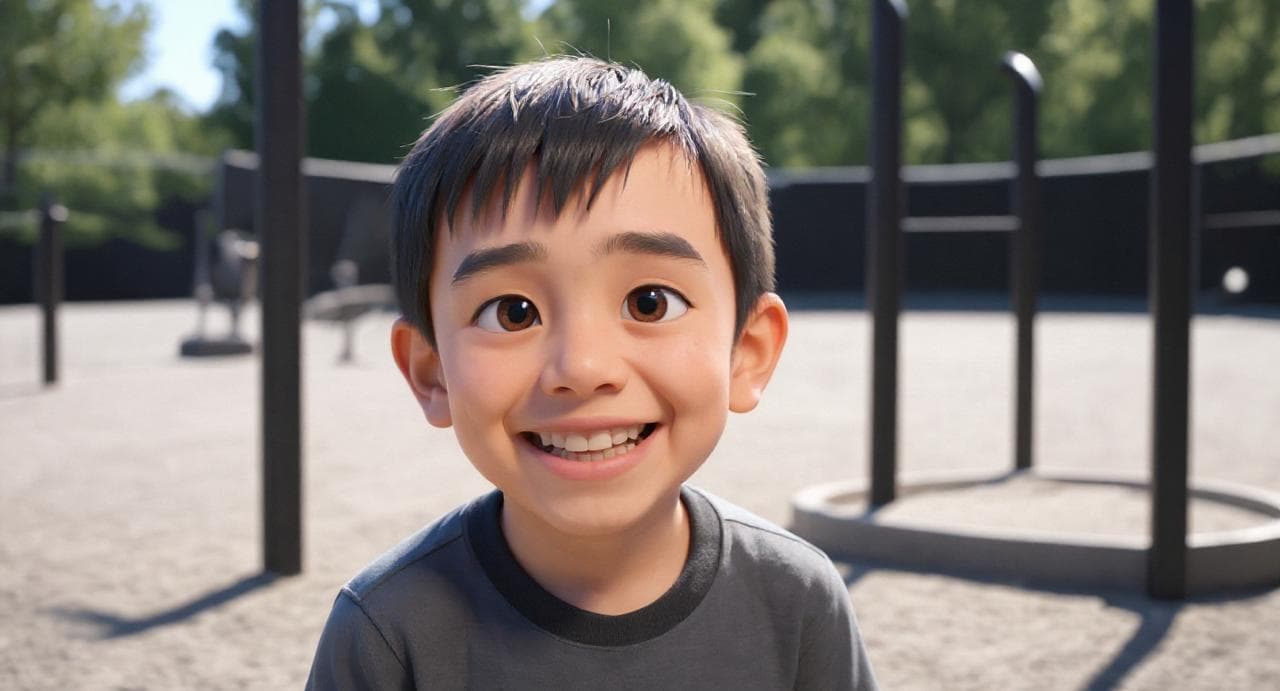 Child as storybook hero