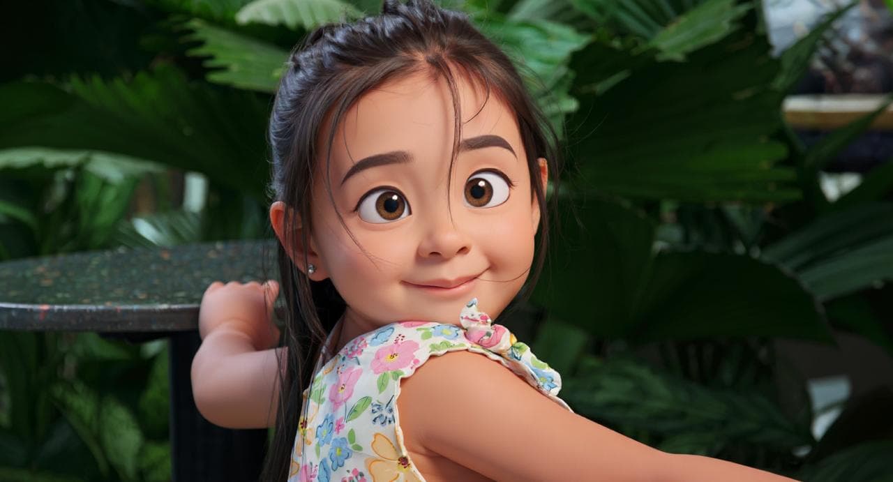 Child as storybook hero