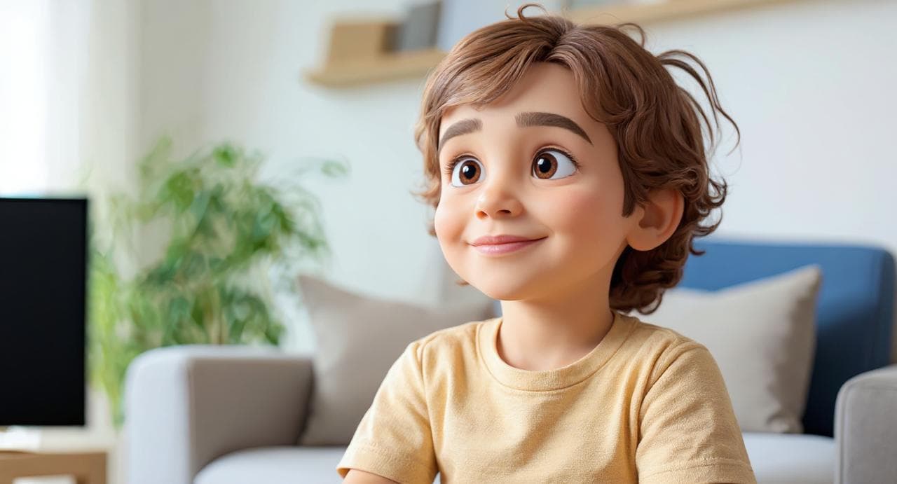 Child as storybook hero