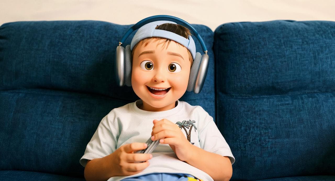 Child as storybook hero